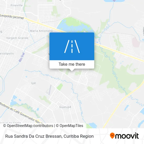 Rua Sandra Da Cruz Bressan map