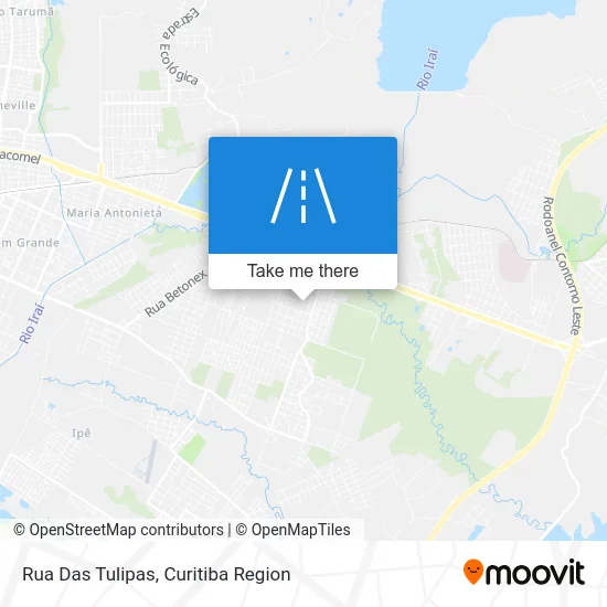 Rua Das Tulipas map
