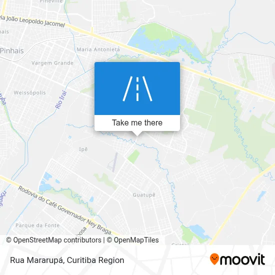 Rua Mararupá map