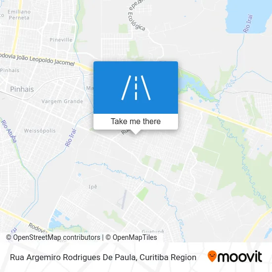 Rua Argemiro Rodrigues De Paula map