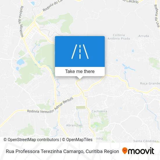Rua Professora Terezinha Camargo map