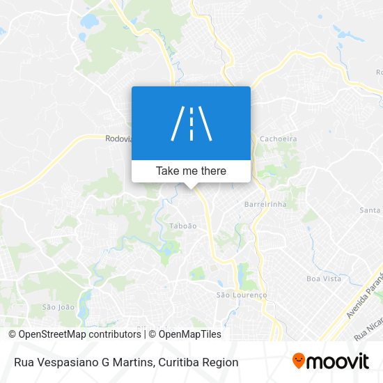 Rua Vespasiano G Martins map