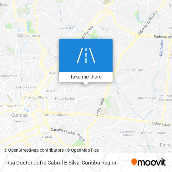 Rua Doutor Jofre Cabral E Silva map