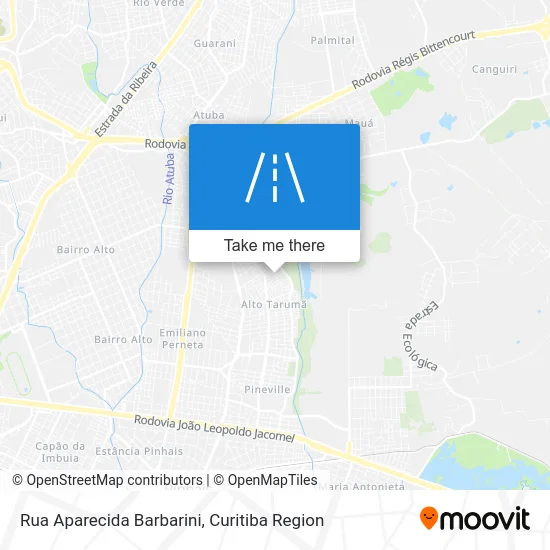 Rua Aparecida Barbarini map