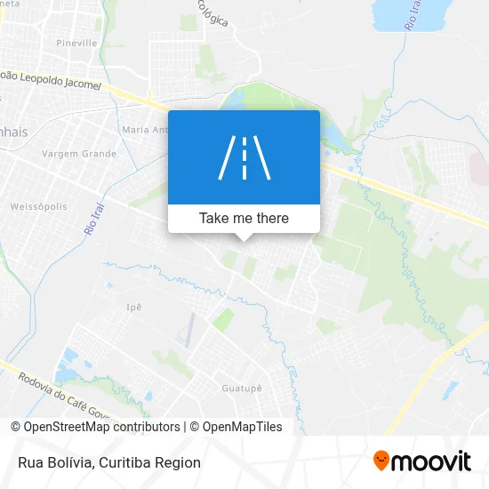 Rua Bolívia map