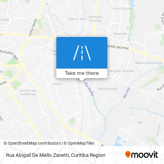 Rua Abigail De Mello Zanetti map