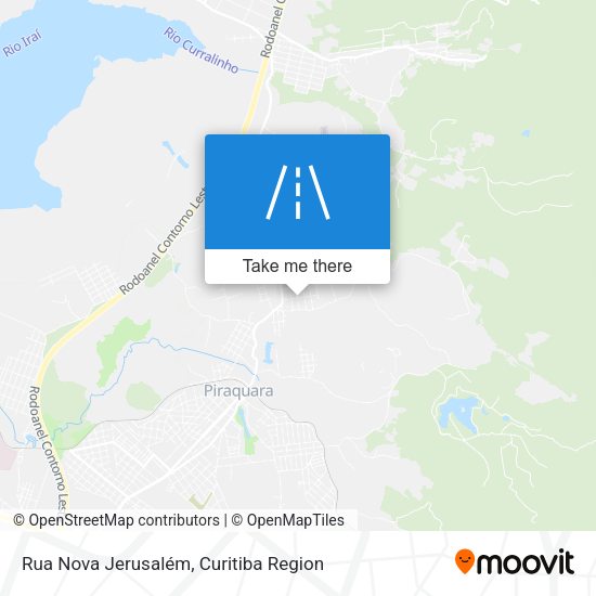 Rua Nova Jerusalém map