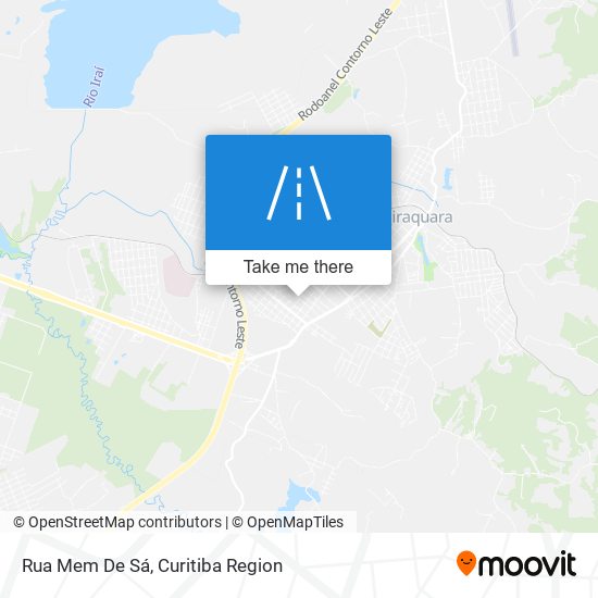 Mapa Rua Mem De Sá