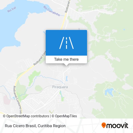 Rua Cícero Brasil map