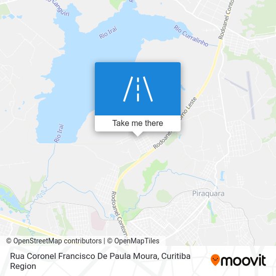 Rua Coronel Francisco De Paula Moura map