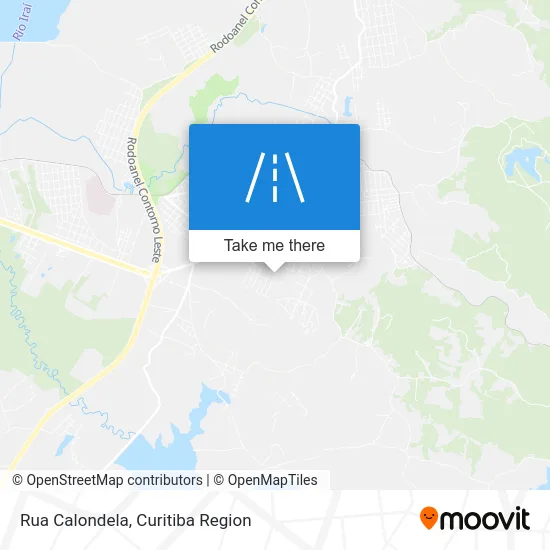 Rua Calondela map
