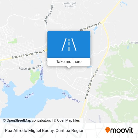 Rua Alfredo Miguel Baduy map