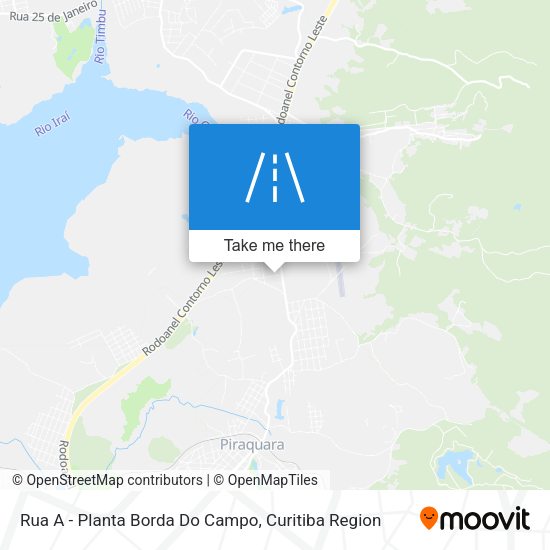 Rua A - Planta Borda Do Campo map