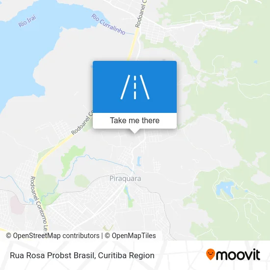 Rua Rosa Probst Brasil map