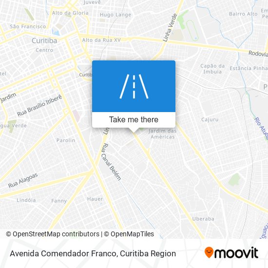 Avenida Comendador Franco map