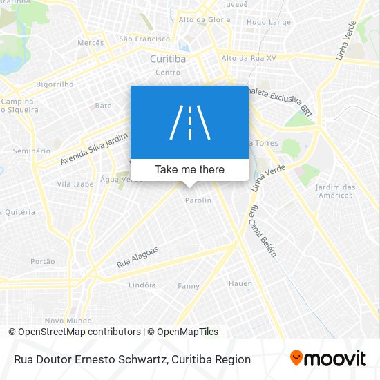 Mapa Rua Doutor Ernesto Schwartz