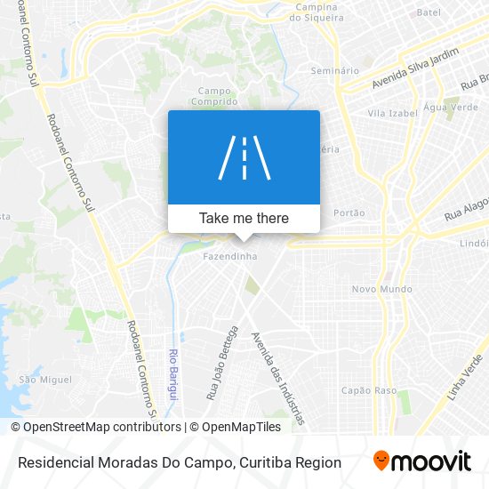 Residencial Moradas Do Campo map