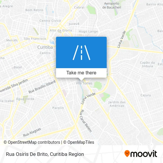 Rua Osiris De Brito map