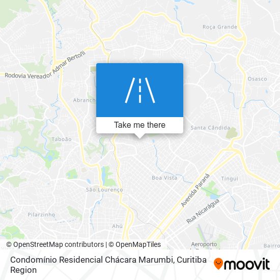 Condomínio Residencial Chácara Marumbi map