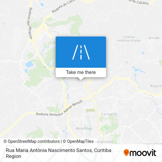 Rua Maria Antônia Nascimento Santos map