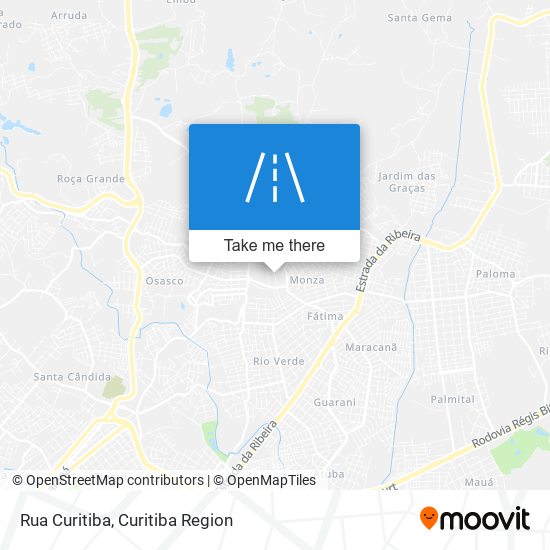 Mapa Rua Curitiba