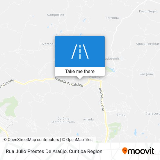 Rua Júlio Prestes De Araújo map