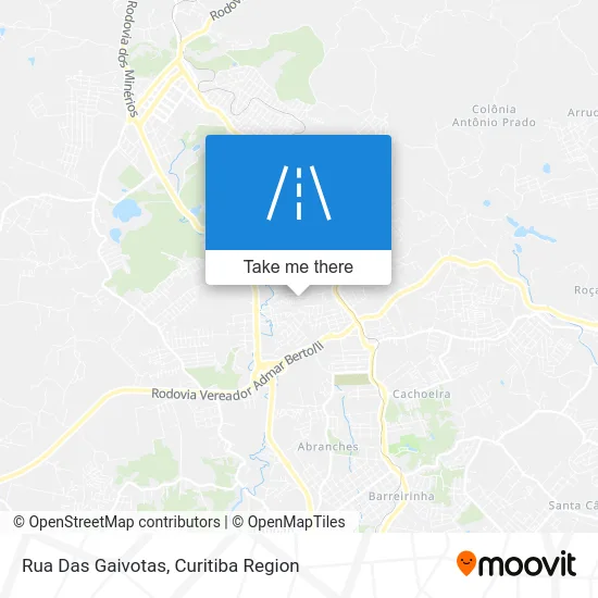Rua Das Gaivotas map