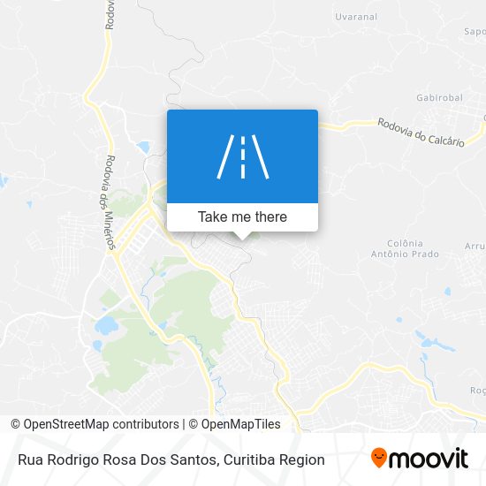 Mapa Rua Rodrigo Rosa Dos Santos