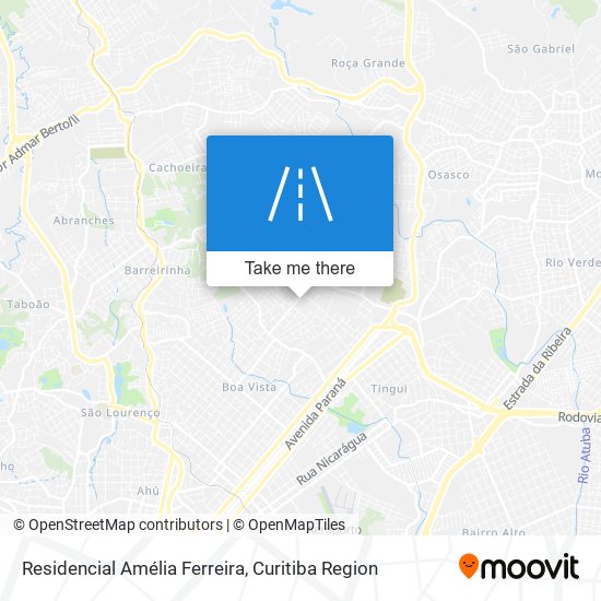 Mapa Residencial Amélia Ferreira