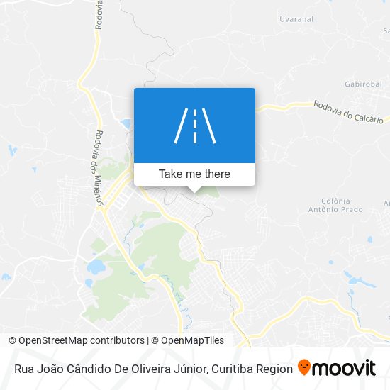 Rua João Cândido De Oliveira Júnior map