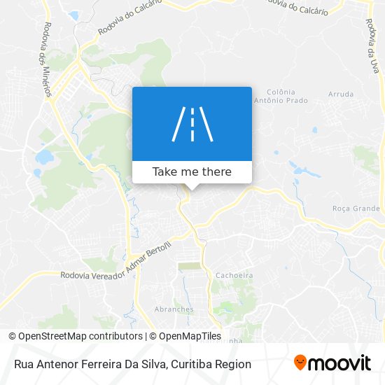 Rua Antenor Ferreira Da Silva map