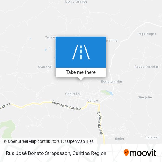 Rua José Bonato Strapasson map