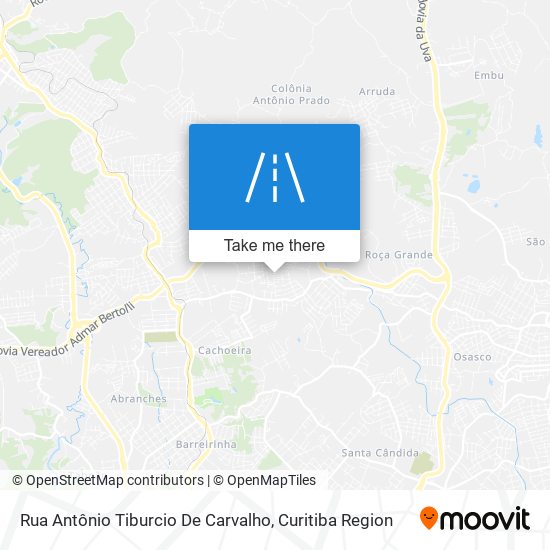 Rua Antônio Tiburcio De Carvalho map