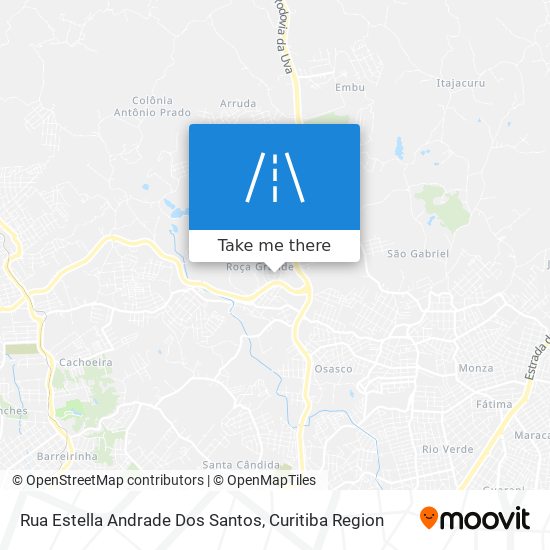 Mapa Rua Estella Andrade Dos Santos