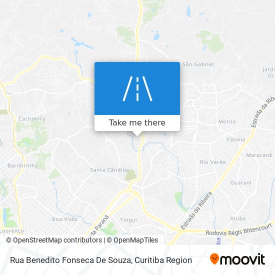 Rua Benedito Fonseca De Souza map