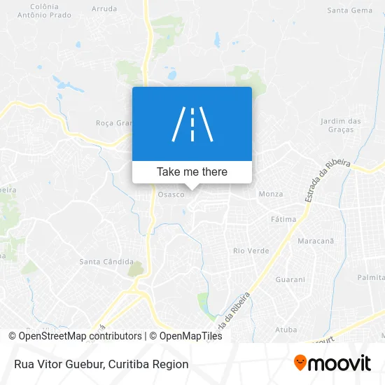 Rua Vitor Guebur map
