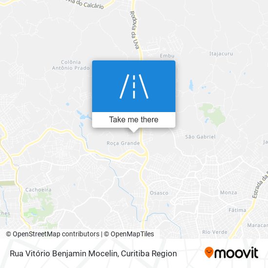 Rua Vitório Benjamin Mocelin map