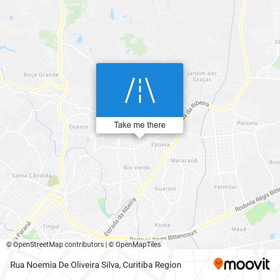 Rua Noemia De Oliveira Silva map