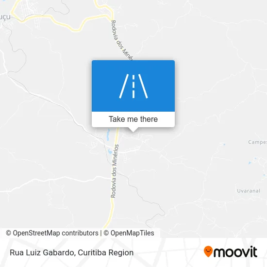 Rua Luiz Gabardo map
