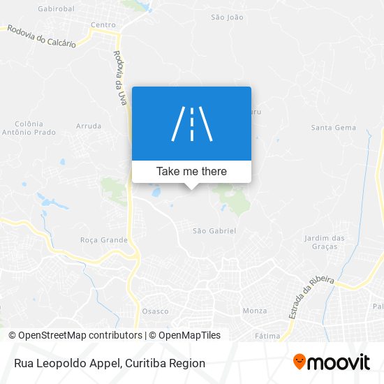 Rua Leopoldo Appel map