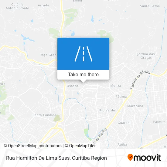 Rua Hamilton De Lima Suss map