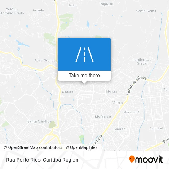 Rua Porto Rico map