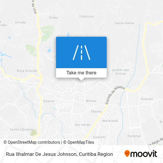 Rua Ilhalmar De Jesus Johnson map