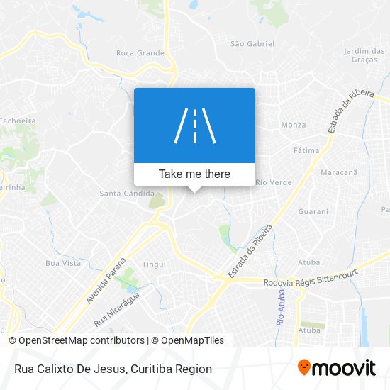 Rua Calixto De Jesus map