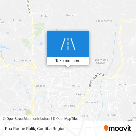 Rua Roque Rulik map