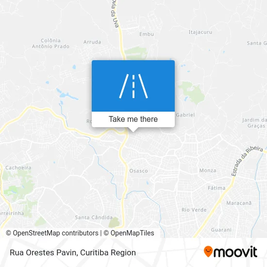 Rua Orestes Pavin map
