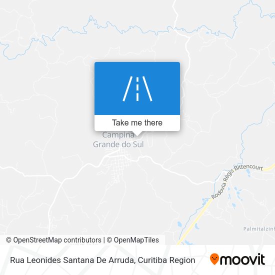 Rua Leonides Santana De Arruda map