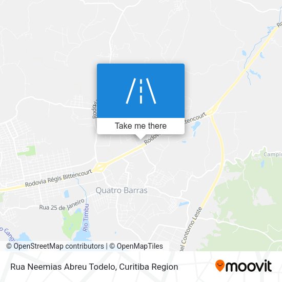 Rua Neemias Abreu Todelo map