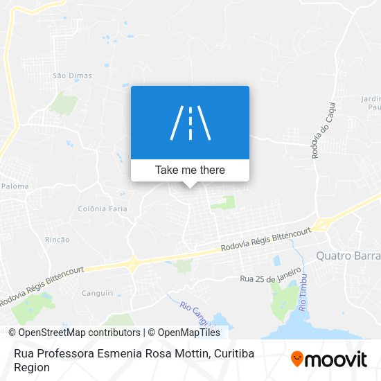 Rua Professora Esmenia Rosa Mottin map