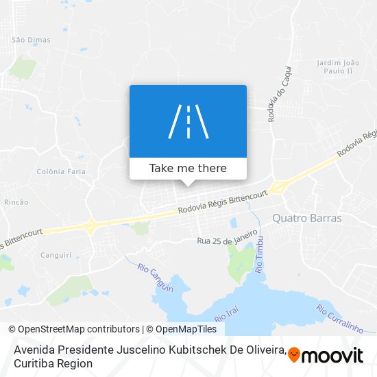 Avenida Presidente Juscelino Kubitschek De Oliveira map
